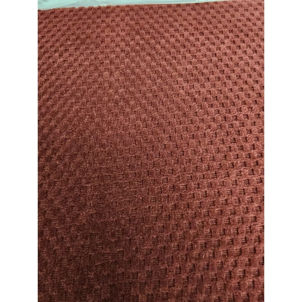 New Surefit crushed pique garnet red loveseat slip box cushion 3‎ piece cover